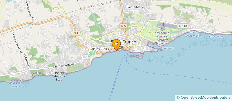 localisation de l'entreprise 910 445 295   SAINT-FRANCOIS