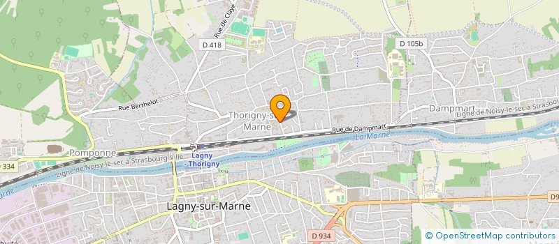 localisation de l'entreprise 910 463 678   THORIGNY-SUR-MARNE