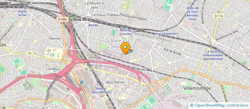 localisation de l'entreprise 910 465 186   VILLEMOMBLE