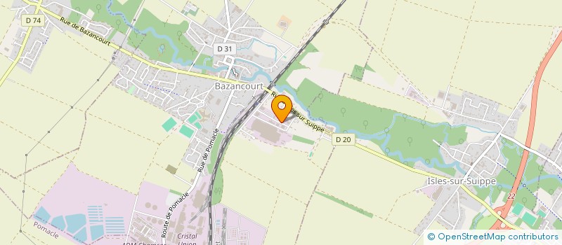 localisation de l'entreprise 910 484 278   BAZANCOURT