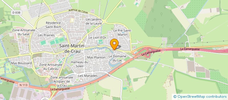 localisation de l'entreprise 910 506 450   SAINT-MARTIN-DE-CRAU