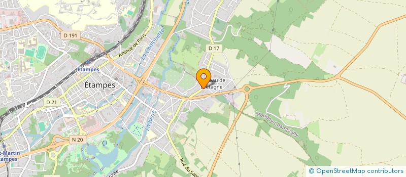 localisation de l'entreprise 910 521 012   ETAMPES