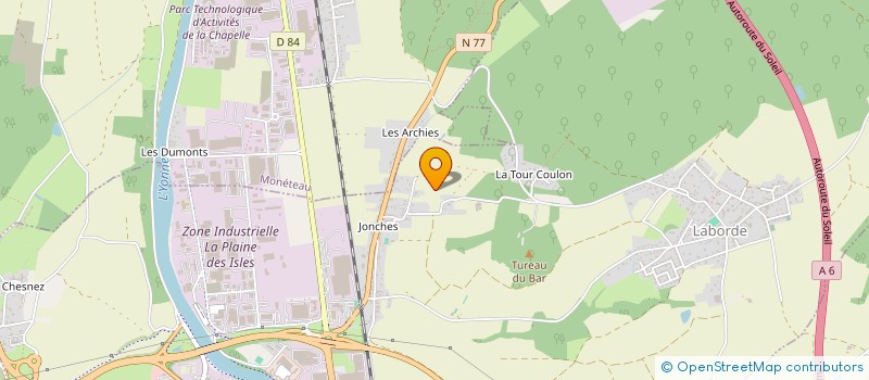 localisation de l'entreprise 910 533 918 à AUXERRE