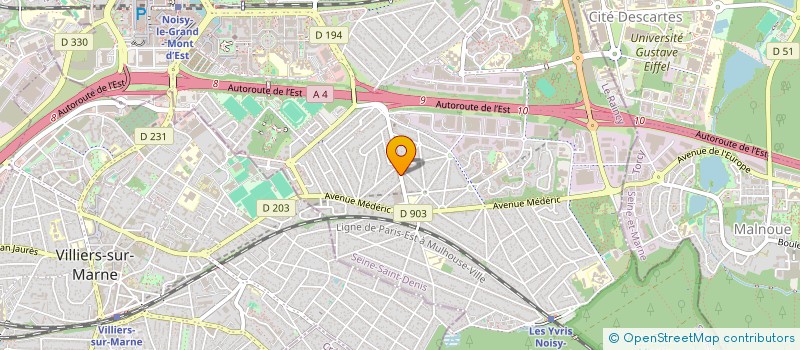 localisation de l'entreprise 910 554 377   NOISY-LE-GRAND