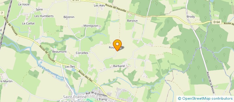 localisation de l'entreprise 910 557 727   SAINT-ETIENNE-SUR-CHALARONNE