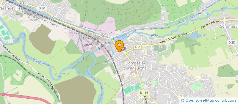 localisation de l'entreprise 910 561 117   DOMBASLE SUR MEURTHE