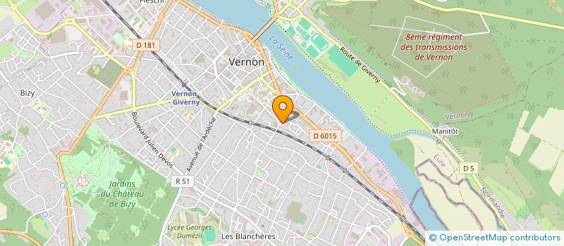 localisation de l'entreprise 910 561 596   VERNON