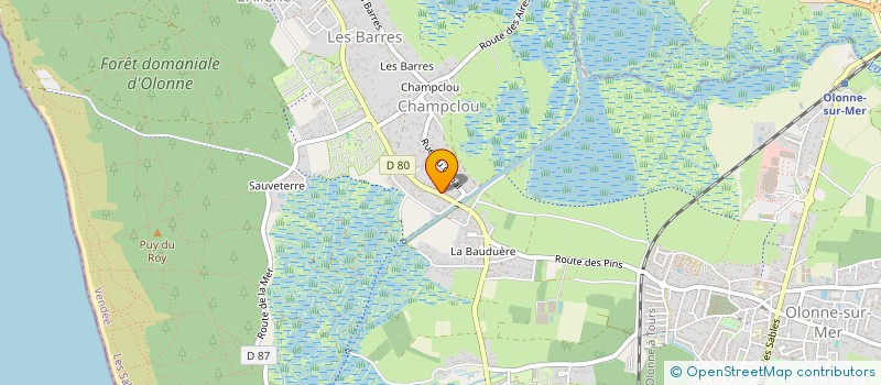 localisation de l'entreprise 910 581 305 à LES SABLES-D'OLONNE