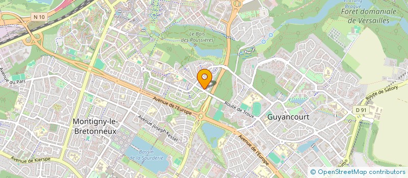 localisation de l'entreprise 910 583 632   GUYANCOURT