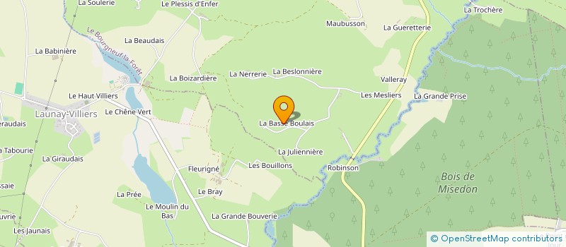 localisation de l'entreprise 910 584 655   LE BOURGNEUF-LA-FORET