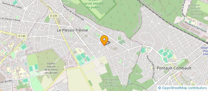 localisation de l'entreprise 910 593 318   LE PLESSIS-TREVISE
