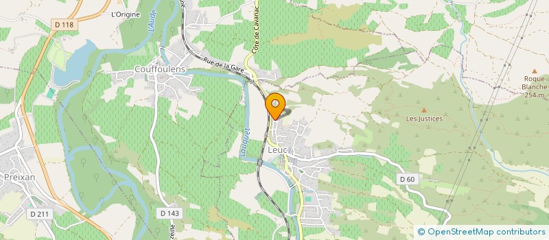 localisation de l'entreprise 910 634 443   LEUC