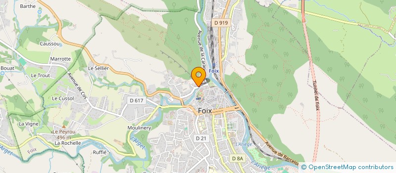 localisation de l'entreprise 910 634 534 à FOIX