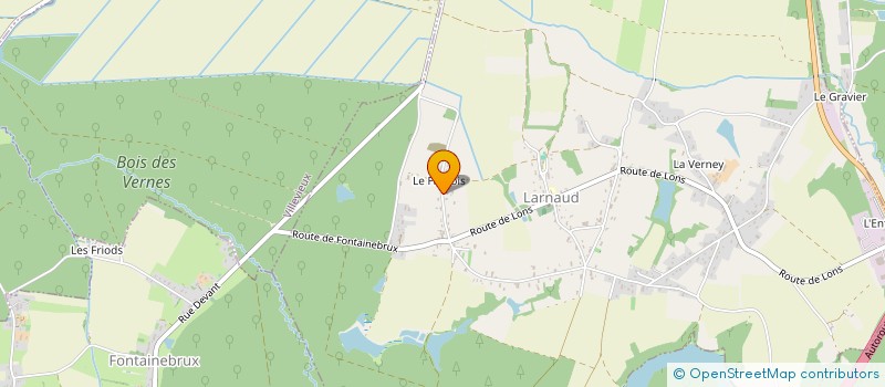 localisation de l'entreprise 910 634 823   LARNAUD