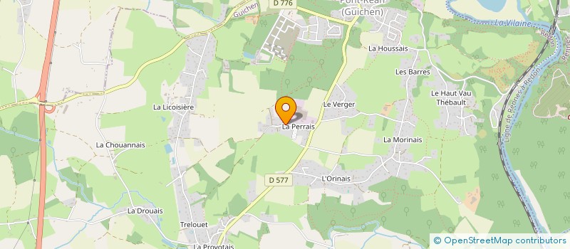 localisation de l'entreprise 910 640 564   GUICHEN