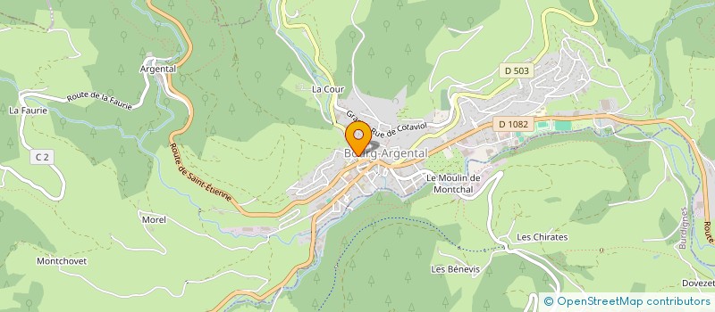 localisation de l'entreprise 910 641 000   BOURG-ARGENTAL