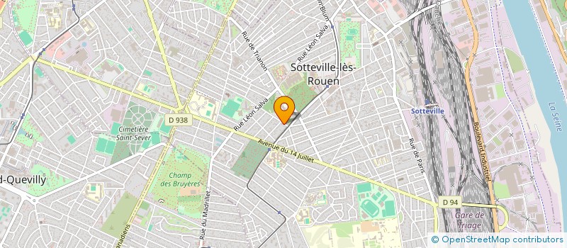 localisation de l'entreprise 910 655 810   SOTTEVILLE-LES-ROUEN