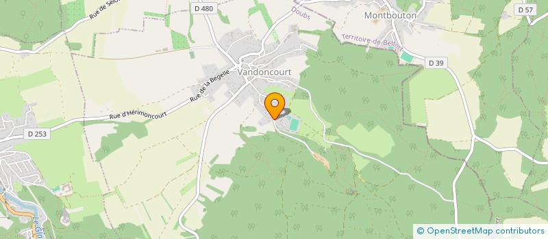 localisation de l'entreprise 910 658 947   VANDONCOURT