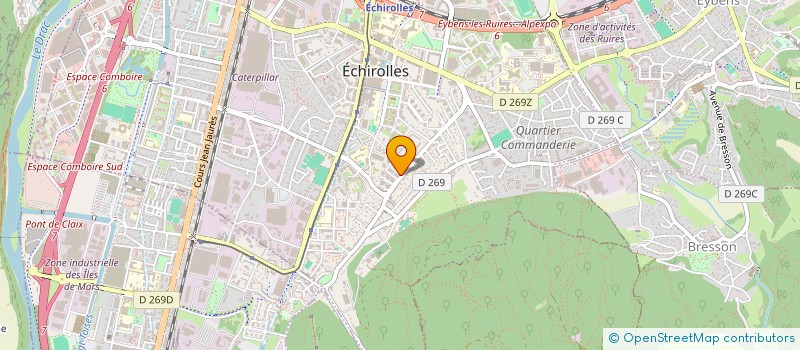 localisation de l'entreprise 910 660 455   ECHIROLLES