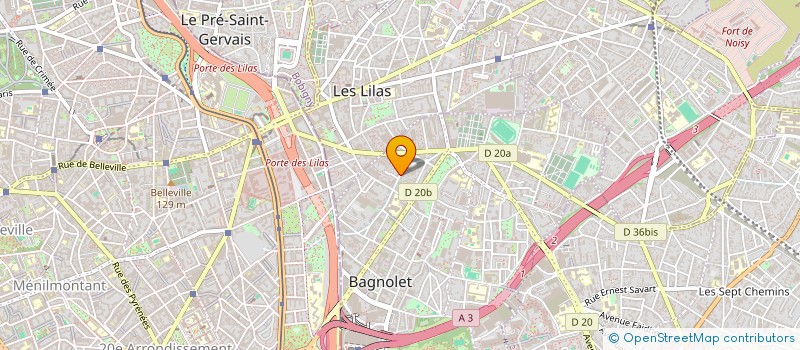 localisation de l'entreprise 910 689 140 à BAGNOLET