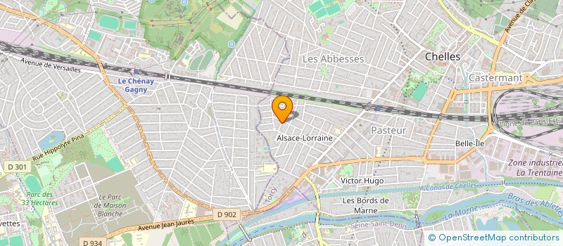 localisation de l'entreprise 910 702 125   CHELLES