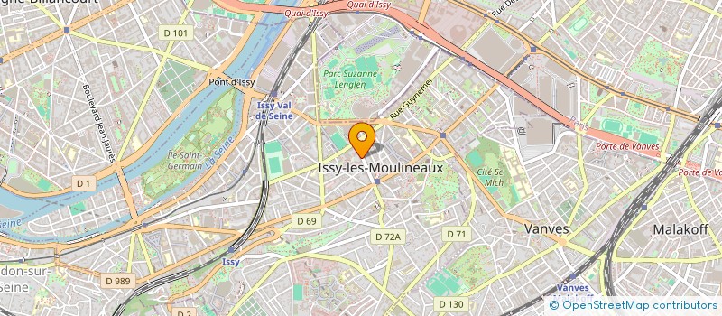 localisation de l'entreprise 910 709 492 à ISSY-LES-MOULINEAUX