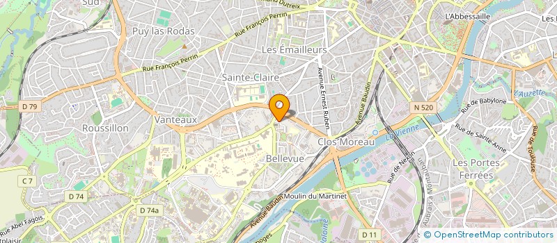 localisation de l'entreprise 910 716 364   LIMOGES