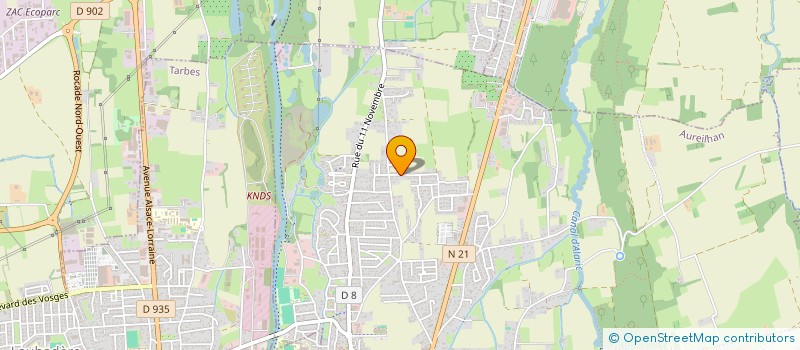 localisation de l'entreprise 910 727 494   AUREILHAN