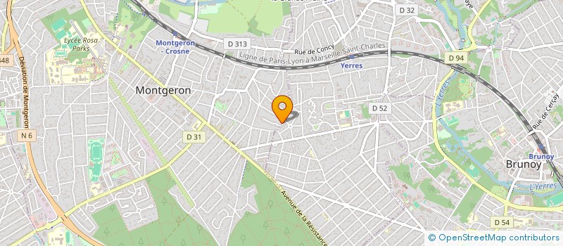 localisation de l'entreprise 910 732 874   MONTGERON