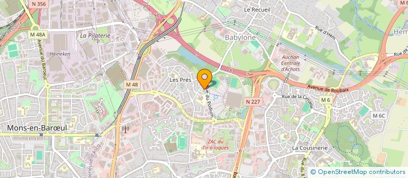 localisation de l'entreprise 910 737 964  à VILLENEUVE-D'ASCQ