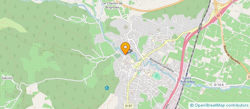 localisation de l'entreprise 910 783 240   CUERS