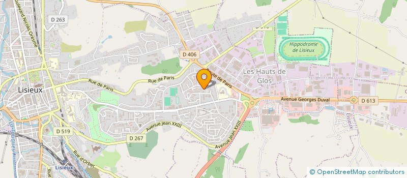 localisation de l'entreprise 910 792 159   LISIEUX