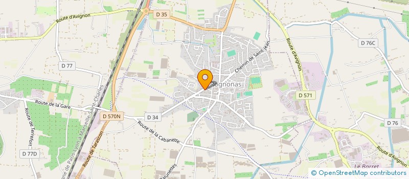 localisation de l'entreprise 910 797 232   ROGNONAS