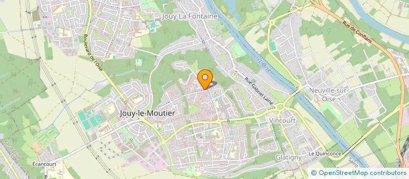 localisation de l'entreprise 910 813 641   JOUY-LE-MOUTIER