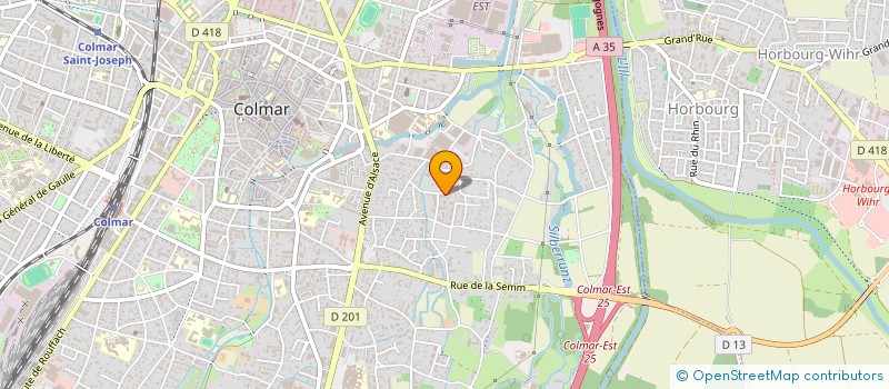 localisation de l'entreprise 910 825 512   COLMAR