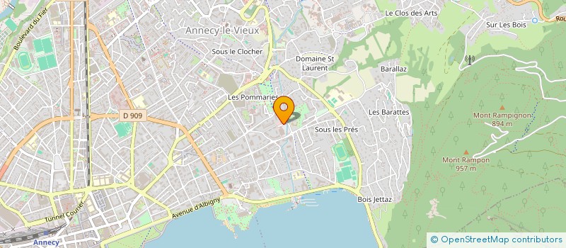 localisation de l'entreprise 910 837 939   ANNECY