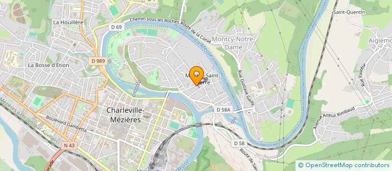 localisation de l'entreprise 910 838 655   CHARLEVILLE-MEZIERES