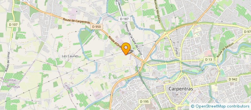 localisation de l'entreprise 910 858 380  à CARPENTRAS