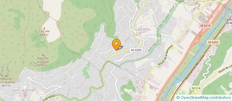localisation de l'entreprise 910 861 434   GATTIERES