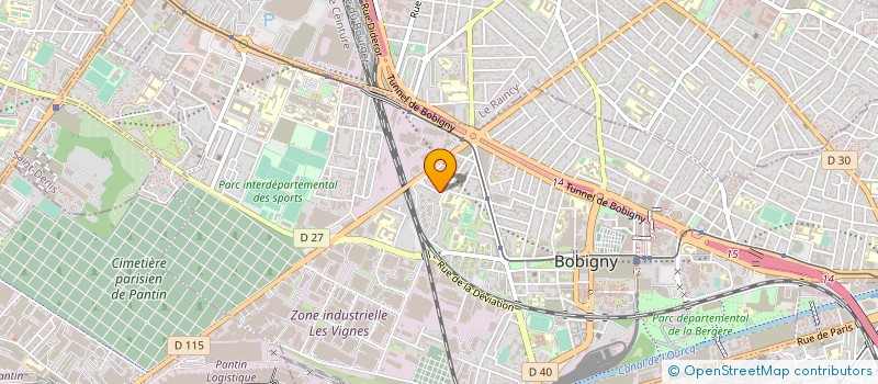 localisation de l'entreprise 910 864 966   BOBIGNY