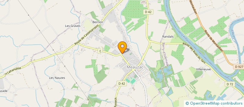 localisation de l'entreprise 910 870 443   MEAUZAC