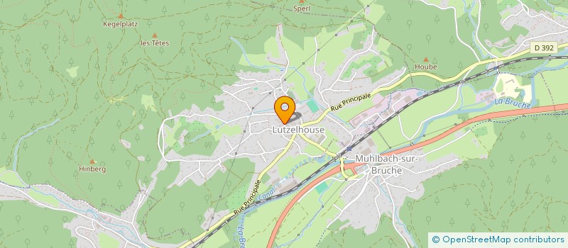 localisation de l'entreprise 910 878 503   LUTZELHOUSE