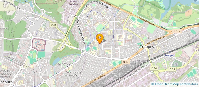 localisation de l'entreprise 910 896 109   TRAPPES