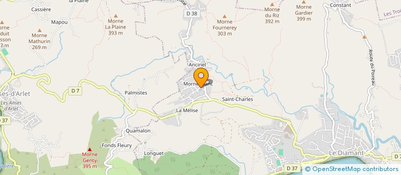 localisation de l'entreprise 910 952 357   LE DIAMANT