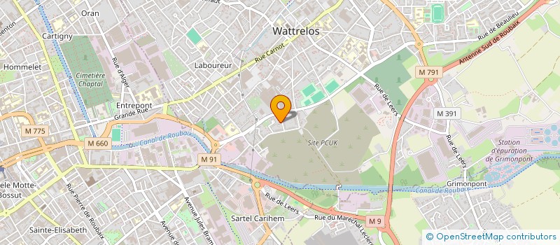 localisation de l'entreprise 910 975 572   WATTRELOS