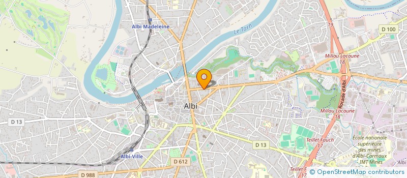 localisation de l'entreprise 911 022 309   ALBI