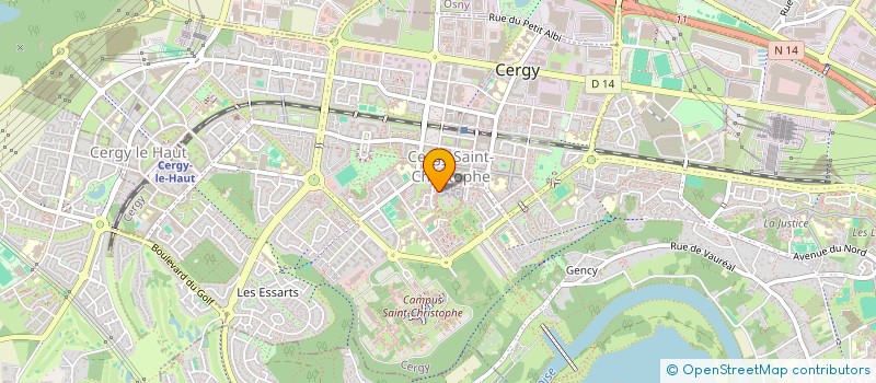 localisation de l'entreprise 911 022 796   CERGY