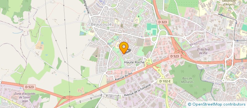 localisation de l'entreprise 911 026 409  à BEAUCOUZE