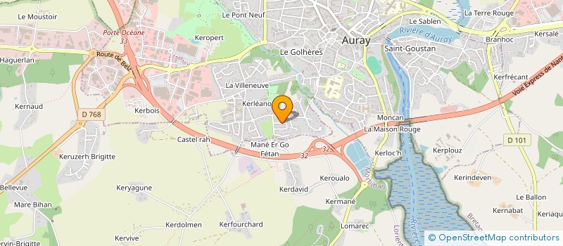 localisation de l'entreprise 911 045 755  à AURAY