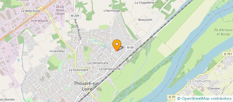 localisation de l'entreprise 911 050 599   DIVATTE-SUR-LOIRE